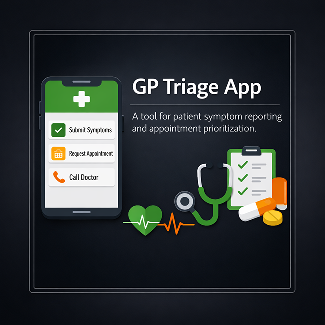 Medical assessment app concept preview