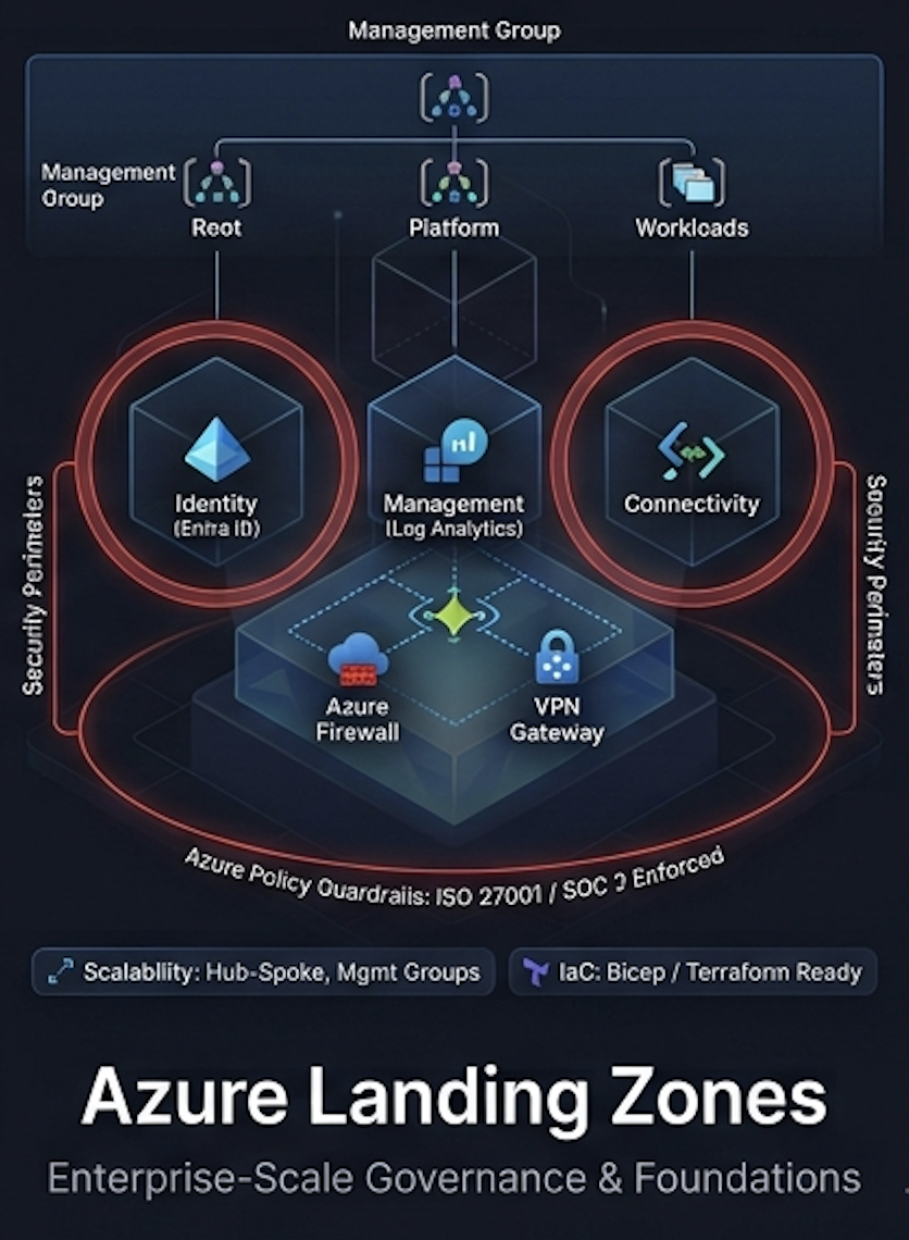 Cloud landing zone architecture second preview